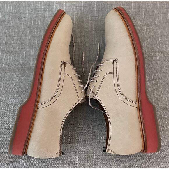COLE HAAN Morris Plain Ox Mens Size 10.5 Amphora Taupe Nubuck Oxford Shoes main image 7